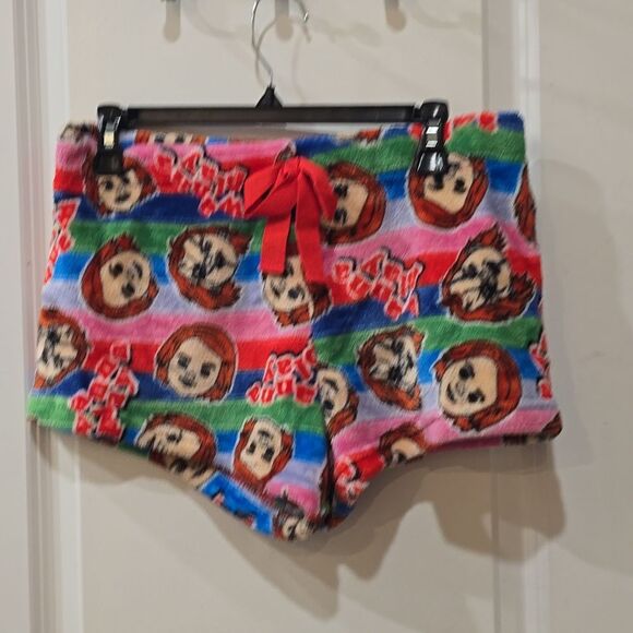 Universal Studio Chucky Wanna Play Plush Lounge Shorts - Picture 4 of 5